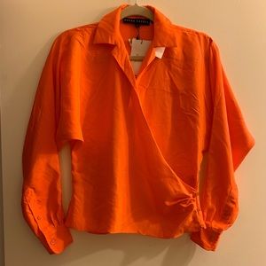 NWT Ralph Lauren Wrap Blouse
